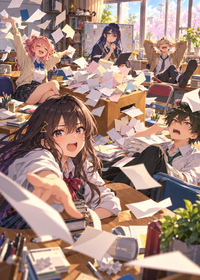 生徒会にも穴はある！のAIイメージ画像
