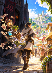 追放されたチート付与魔術師は気ままなセカンドライフを謳歌するのAIイメージ画像